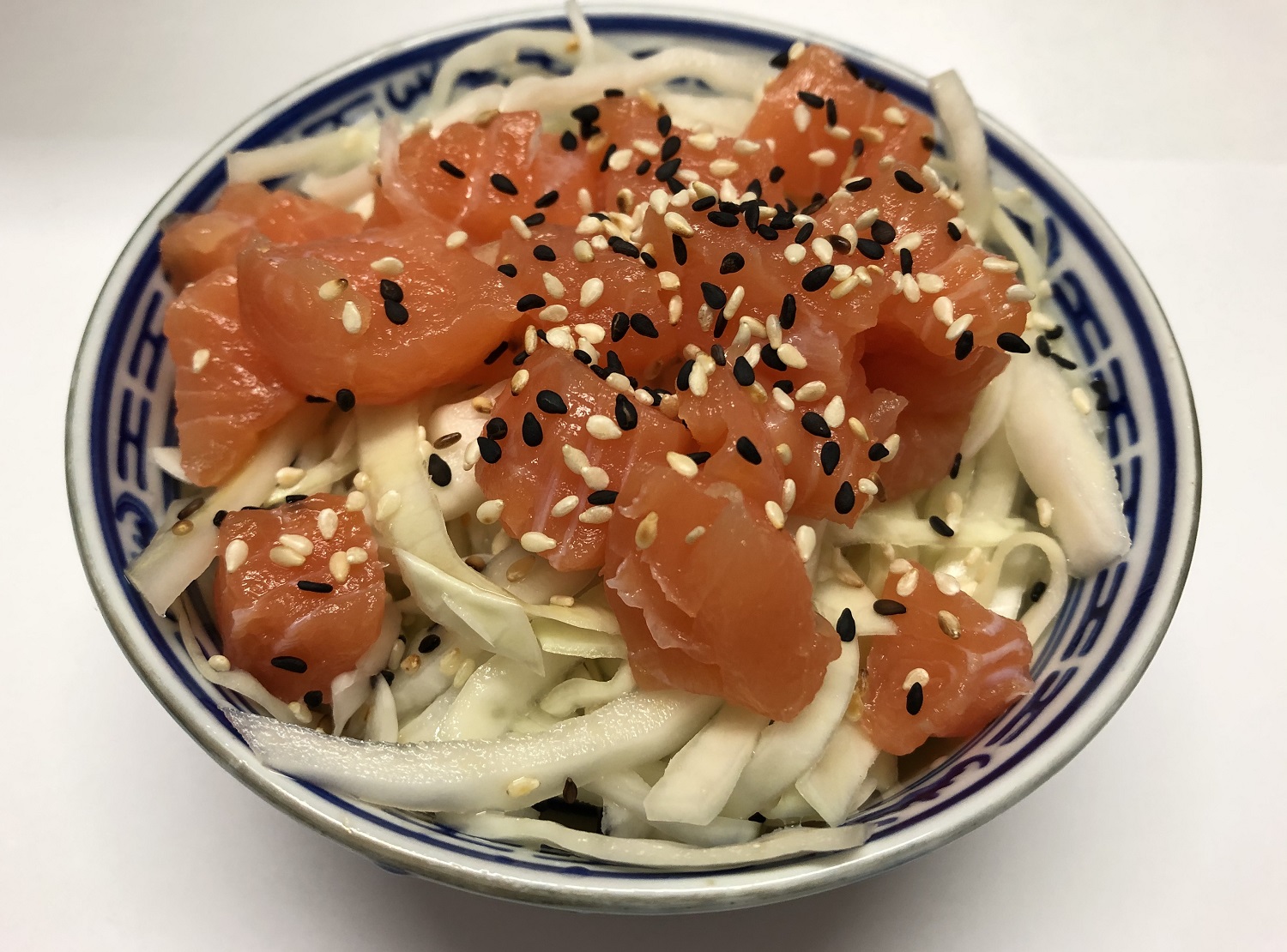 Salade de chou saumon